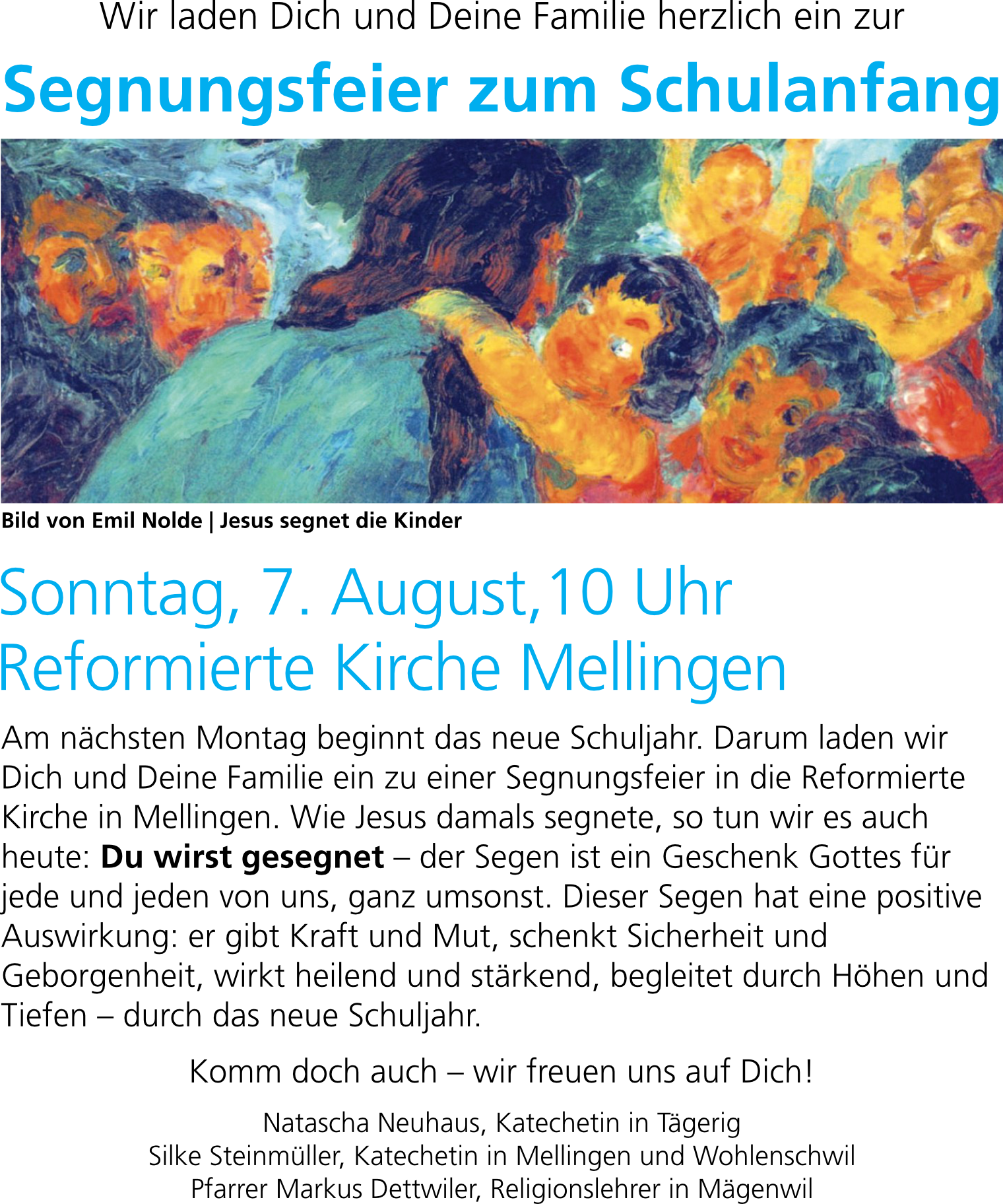 Segnungsfeier B